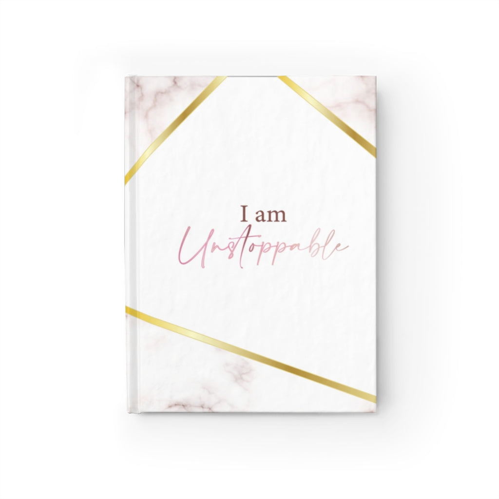 "I Am Unstoppable" Journal - White